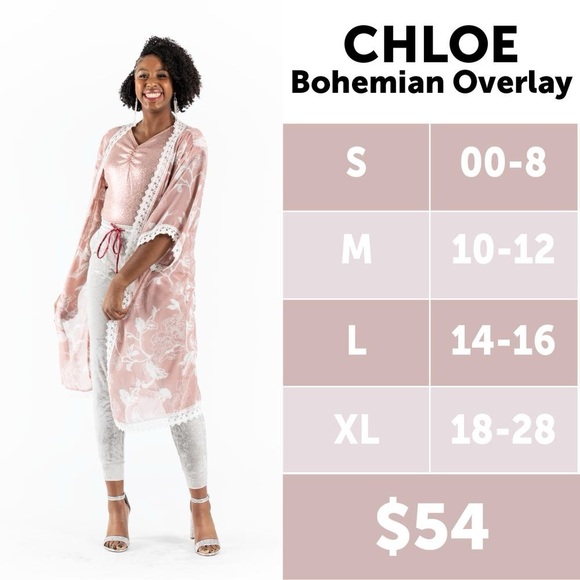 M/L NWOT bohemian piece- multiple sz and print/Lularoe Chloe - Picture 1 of 7